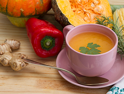 Pumpkin and Ginger Soup