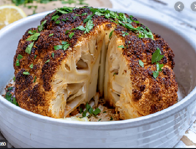 Roasted Whole Cauliflower