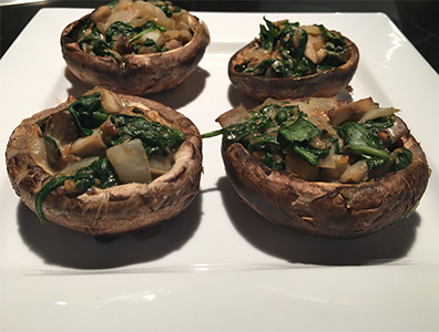 Spinach Stuffed Mushrooms