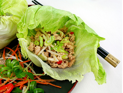 Vietnamese Chicken Lettuce Cups