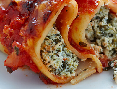 Spinach And Ricotta Cannelloni